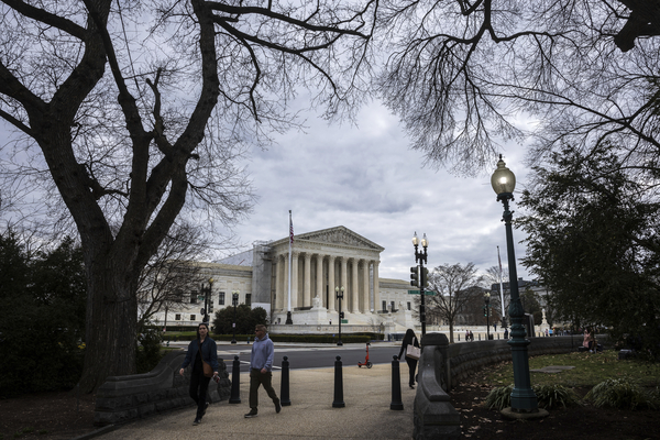 The U.S. Supreme Court is seen in Washington.