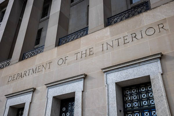 Interior Department headquarters in Washington.