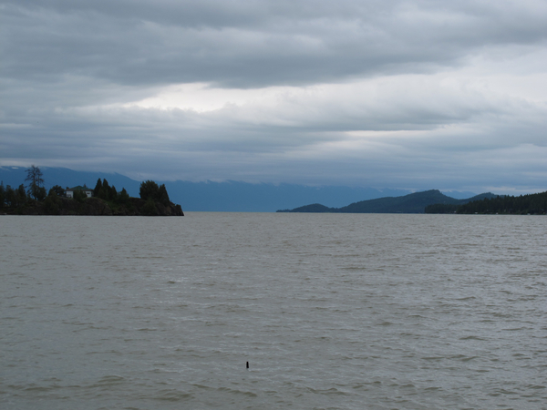 Flathead Lake near Kalispell, Montana.