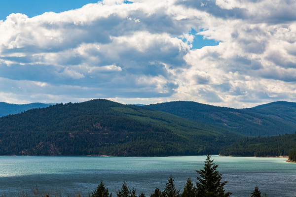 Lake Koocanusa in Montana